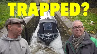 TRAPPED! Our Narrowboat journey HALTED by DEVASTATING news! Ep. 132.