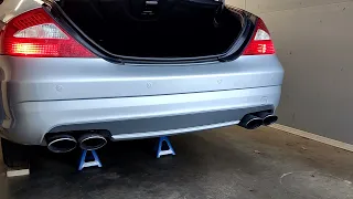 CLS55 AMG open headers full straight pipe