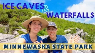 HIKING NEAR NYC - Ellenville Fault Ice Caves & Verkeerderkill Waterfalls | Minnewaska State Park