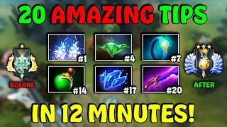 20 GAME CHANGING TIPS You Should Know in 12 Minutes! - 7.34