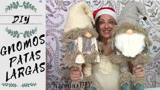 The most WONDERFUL DIY of GNOMOS LONG LEGS you have ever seen. Patterns includes. Christmas