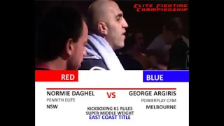 George Argiris vs Normie Daghel, East Coast Title Fight