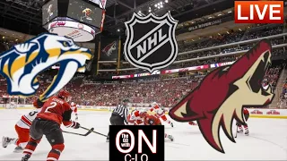 Live NHL Hockey Nashville Predators vs Phoenix Coyotes Live Play by Play and Chat