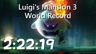Luigi's Mansion 3 Speedrun Any% in 2:22:19 (Former Record)