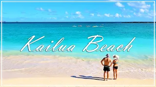 Kailua Beach Virtual Walk | White Sand Beach 🌴 Hawaii 4K