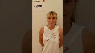 LARA JURČIĆ nakon prolaska u polufinale na 200m - Europski olimpijski festival mladih 2022
