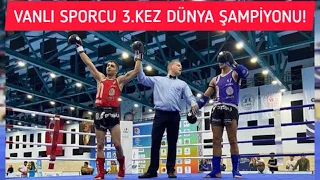 Vanlı Milli Sporcu Üçüncü Kez Dünya Şampiyonu Oldu