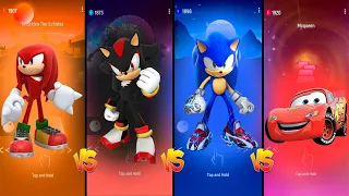 Knuckles VS  Shadow VS  Sonic Prime VS Mcqueen | TILESHOP edm RUSH