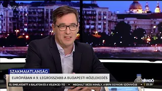 Európában a 9. legrosszabb a budapesti közlekedés - HÍR TV