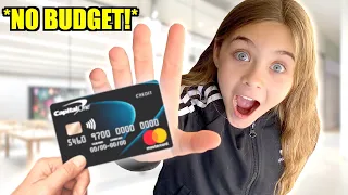 GIVING MY 9 YEAR OLD DAUGHTER MY CREDIT CARD FOR 24 HOURS!!