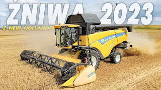 🇵🇱ŻNIWA 2023! ☆ JĘCZMIEŃ OZIMY ☆ 9T/HA! ☆ New Holland CX 6090 & Deutz-Fahr M650 ☆ Lubuskie ☆ AW ™