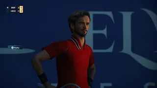 TopSpin 2K25 - Update 1.004.000 - Daniil Medvedev vs Matteo Berrettini - PS5 Gameplay