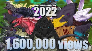 GODZILLA Cartoons PANDY | Complilation Video 2022 : All Monster Fusion Battle!