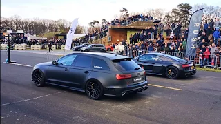 😵+20 Audi RS6 (+1000HP, +750HP, 666HP...) - Drag Races, Revs & Accelerations #rs6 #audirs6 #dragrace