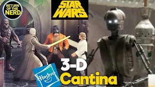 Hasbro Star Wars (1998) 3-D Mos Eisley Cantina Diorama, we do serve droids in here, you're welcome!