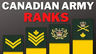 Canada's Army Ranks Explained
