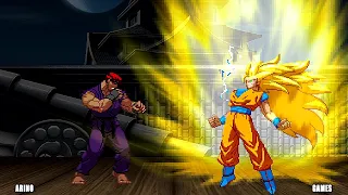 EVIL RYU VS GOKU SSJ3