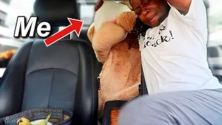 GIANT TEDDY BEAR PRANK ON MY MOM!! (GONE WRONG)