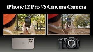 iPhone 12 Pro VS Blackmagic Pocket 4K Video Test