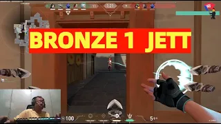 Bronze 1 using Jett's ult.