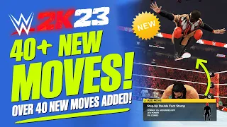 WWE 2K23: Over 40 New Moves Added! (All New DLC Moves!) (Revel With Wyatt DLC Pack)