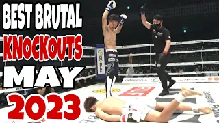 COMPILATION OF BRUTAL MMA KNOCKOUTS MAY 2023