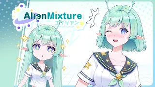 【Live2D】 Vtuber Alien Mixture Showcase!