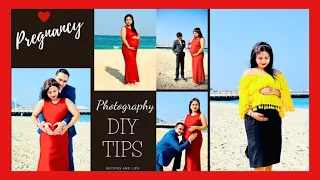 🤰DIY - PREGNANCY PHOTOSHOOT | Photography TIPS (You can do it too )