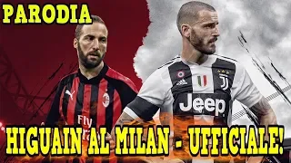 CANZONE HIGUAIN AL MILAN ⚽ [ Parodia Fred De Palma - D'Estate Non Vale]