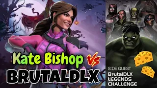 Kate Bishop can solo the BrutalDLX Legends Challenge! Guides and Defenders match up.  | MCOC