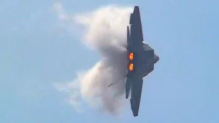 AGGRESSIVE F-22 RAPTOR !!!