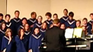 Mr. Warren sings goodbye to the CPHS choir