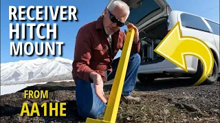 Portable Radio Operating Made Easy with Receiver Hitch Antenna Mount| K7SW Ham Radio