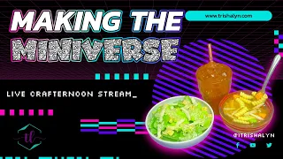 Making The Miniverse Soup & Salad Lunch | Crafternoon LIVE! 023 | Crafting Stream
