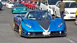 【大黒PA】スーパーカー加速サウンド/Supercars sound in Japan. Zonda, M4, Aventador, GT2RS, 458, and more!!