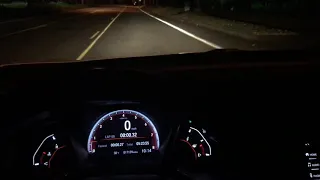 0-60 launch in a 2019 Civic SI