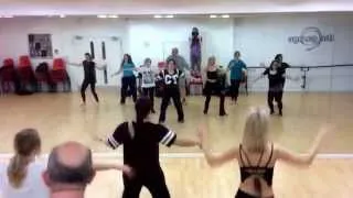 Flash Mob - Norwich Shake Your Tail Feather rehearsal