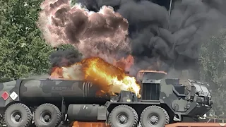 Today! Russia Destroys Expensive NATO Weapons Supply Convoy for Ukraine