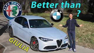 2023 Alfa Giulia facelift REVIEW - can this 🇮🇹beauty beat Audi BMW Mercedes?