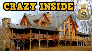 WEALTHY FAMILIES ABANDONED LOG CABIN MANSION (EXOTIC ANIMALS)