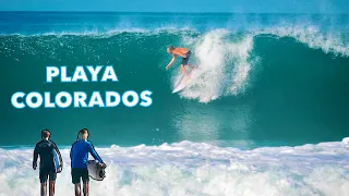 Surfing DREAM WAVES at PLAYA COLORADOS in NICARAGUA!