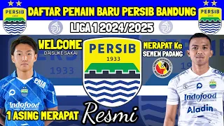 RESMI - DAFTAR PEMAIN BARU PERSIB MUSIM 2024/2025 - 1 ASING MERAPAT - KABAR PERSIB - BERITA PERSIB