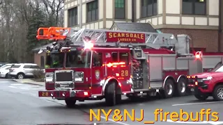 *Dump the House* Scarsdale FD Car 2432, Engine 54, Engine 55, and Ladder 28 Responding