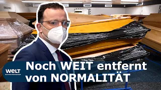 ÜBER 1000 CORONA-TODESFÄLLE: Jens Spahn sieht keine Möglichkeit den Lockdown zu beenden