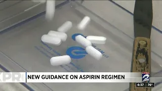 Preventative Services Task Force changing recommendation on taking aspirin to prevent heart dise...