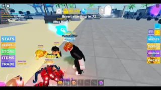 Roblox [Muscle Legends] why scamming me? i gave 6 golden warriors