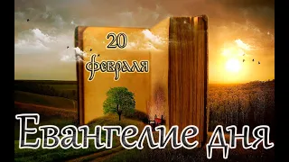 Евангелие и Святые дня. Апостольские чтения. Седмица cырная (мясопустная) - сплошная. (20.02.23)