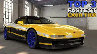 CSR Racing 2 | Top 3 Fastest Cars in Each Tier