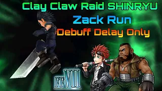 DFFOO JP: Clay Claw Raid SHINRYU Team FFVII (Reno Zack Barret)