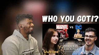 (DTN Reacts) Who Makes Better Movies? Marvel vs DC | Middle Ground